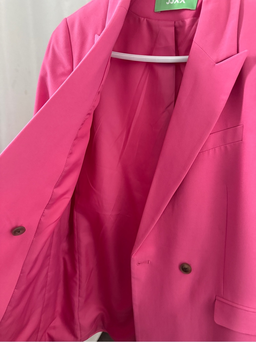 Fuchsia Single-Button Blazer - Picture 2 of 5